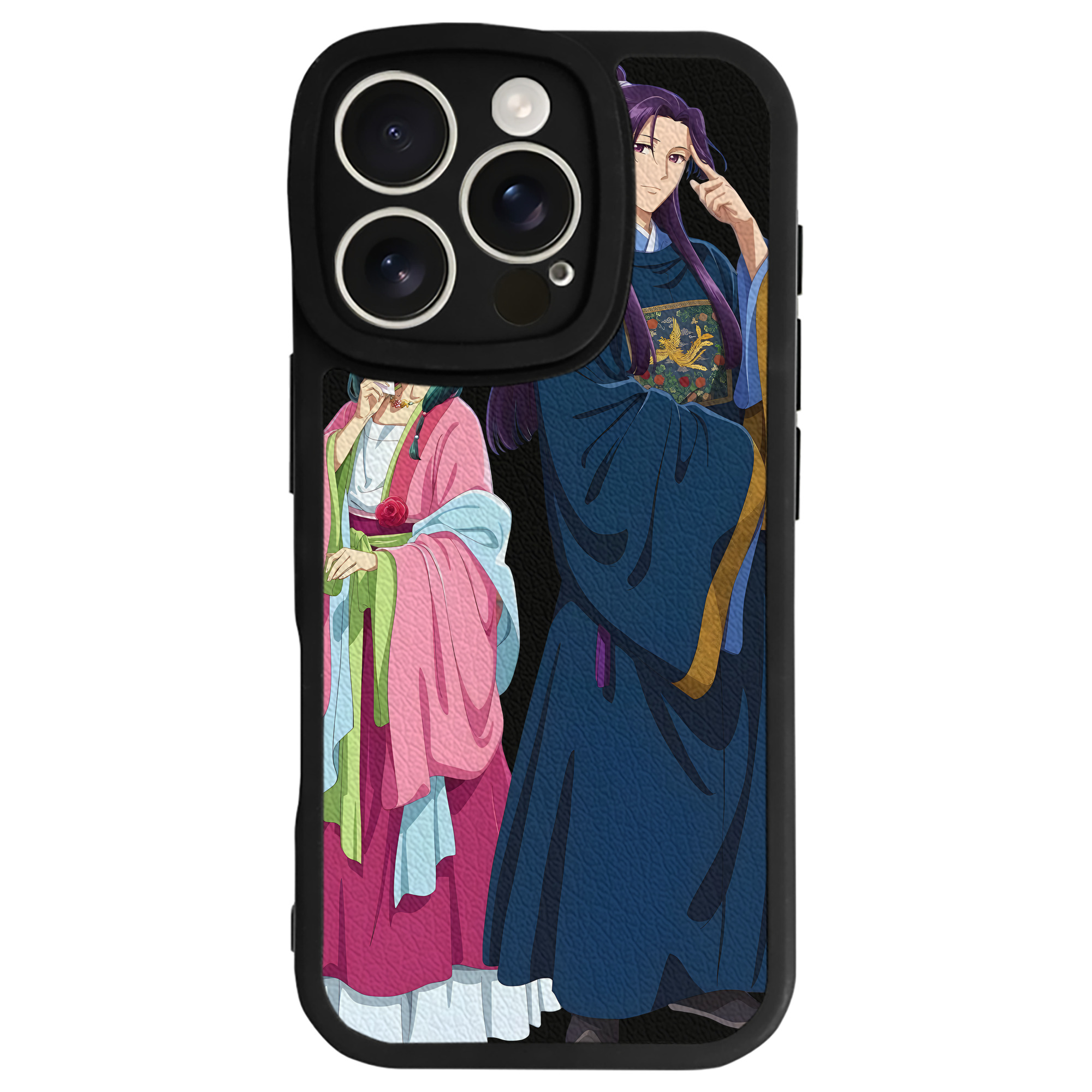 （画像用） 薬屋のひとりごと The Apothecary Diaries 【iPhone 16シリーズ対応】シリコンスマホケース（レザー調） 材質：シリコン